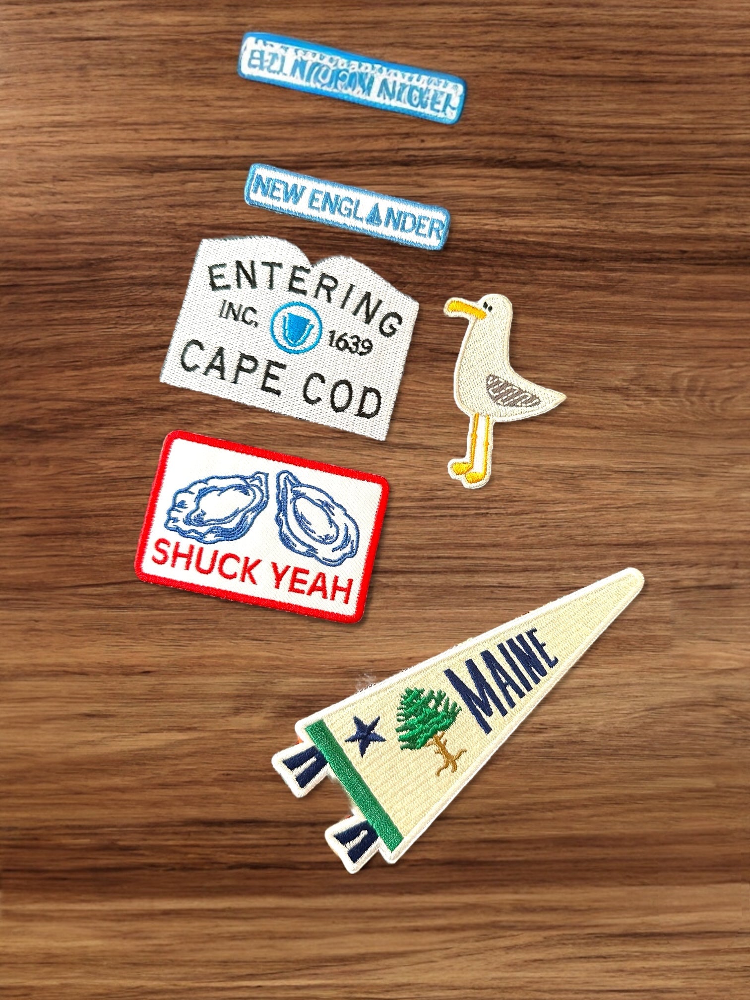 "Entering Cape Cod" Embroidered Iron On Patch New England - Wander Together Outfitters