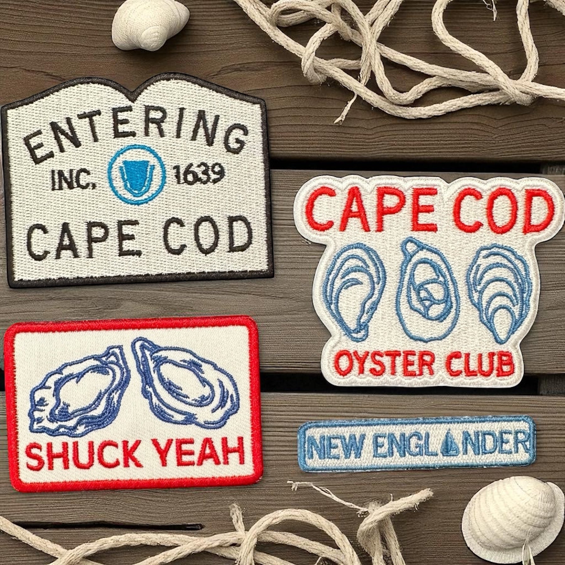 "Entering Cape Cod" Embroidered Iron On Patch New England - Wander Together Outfitters