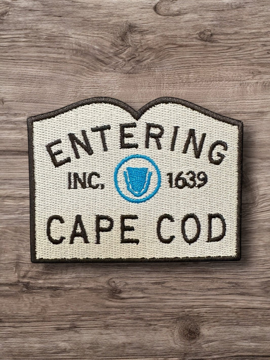"Entering Cape Cod" Embroidered Iron On Patch New England - Wander Together Outfitters