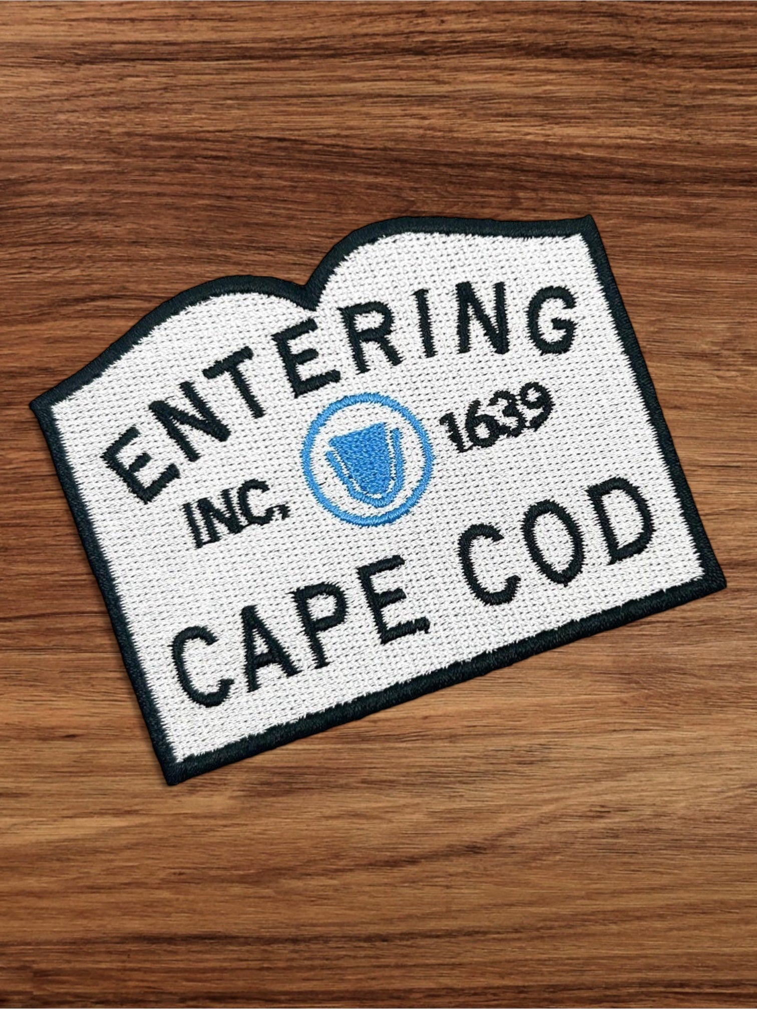 "Entering Cape Cod" Embroidered Iron On Patch New England - Wander Together Outfitters