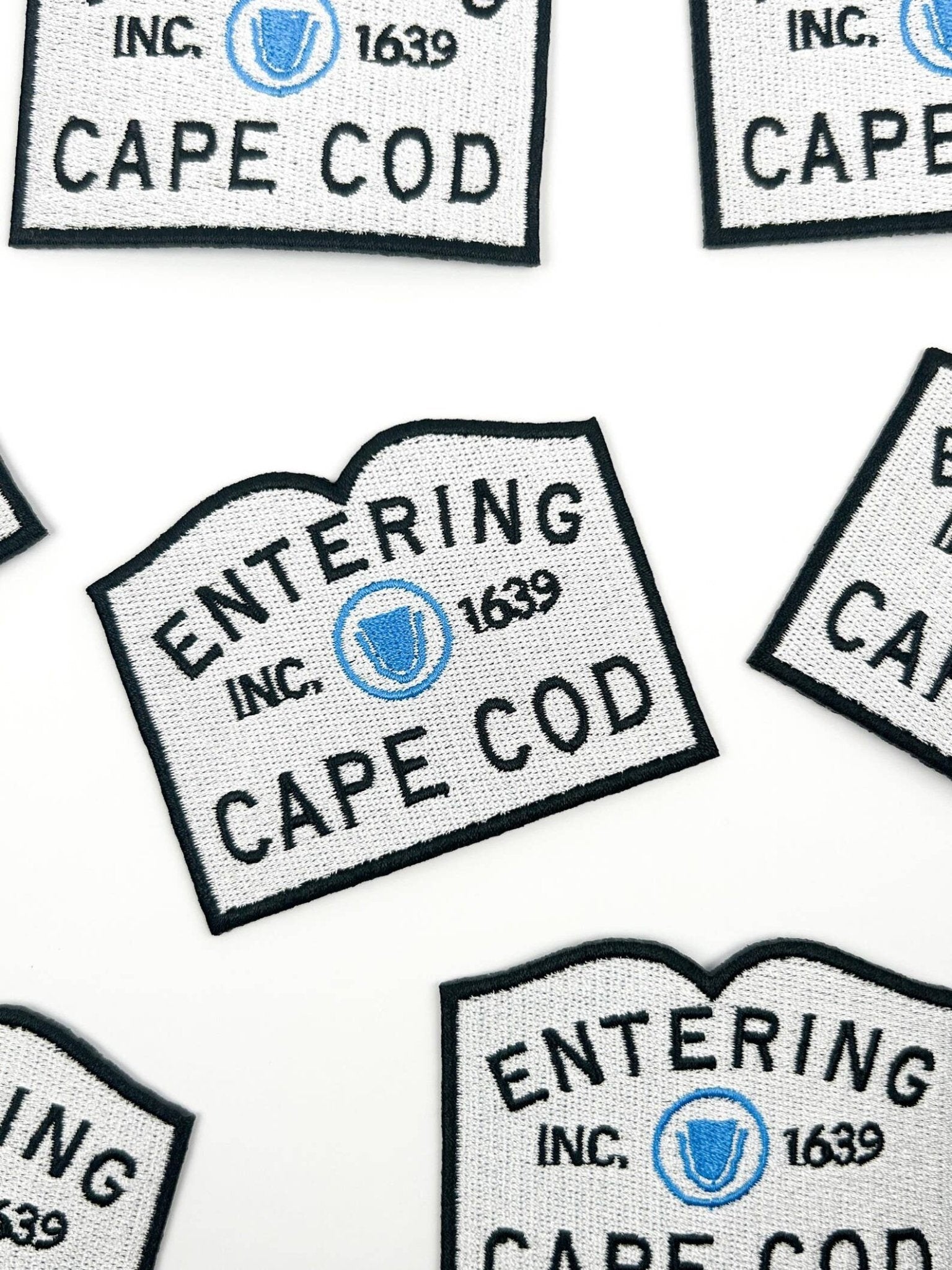 "Entering Cape Cod" Embroidered Iron On Patch New England - Wander Together Outfitters