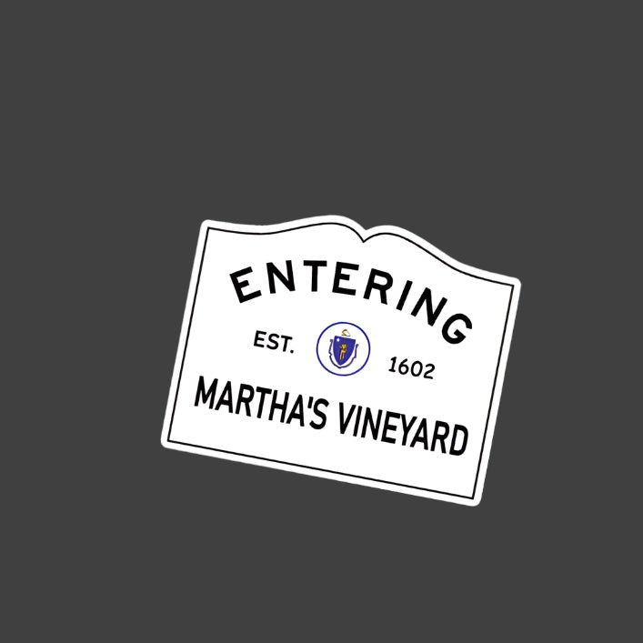 Entering Cape Cod Signs (Various Locations) Laptop Vinyl Stickers Collection - Wander Together Outfitters