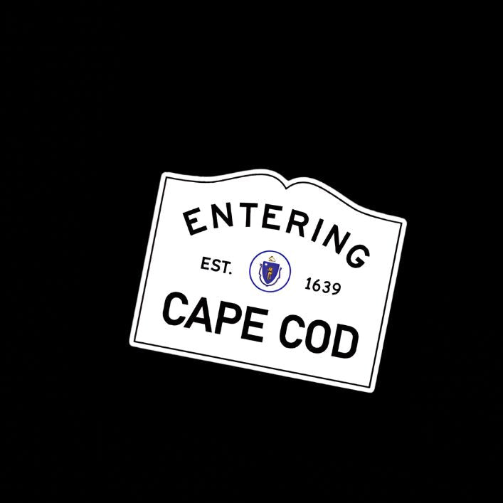 Entering Cape Cod Signs (Various Locations) Laptop Vinyl Stickers Collection - Wander Together Outfitters