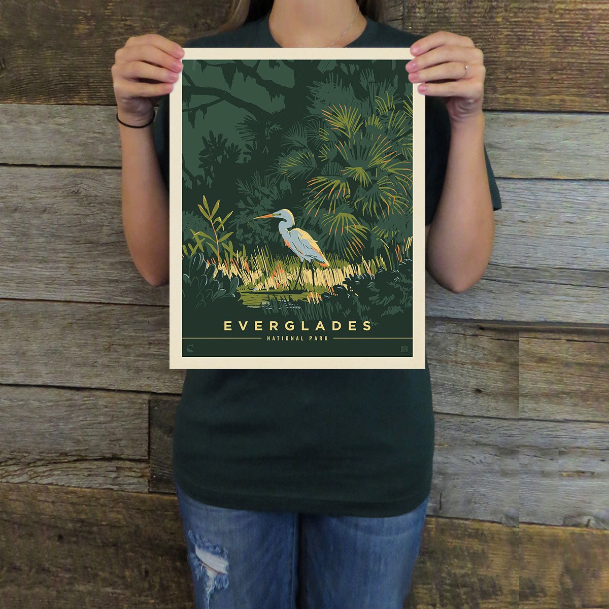 Everglades National Park: Paradise (63 National Parks) Art Print - Wander Together Outfitters
