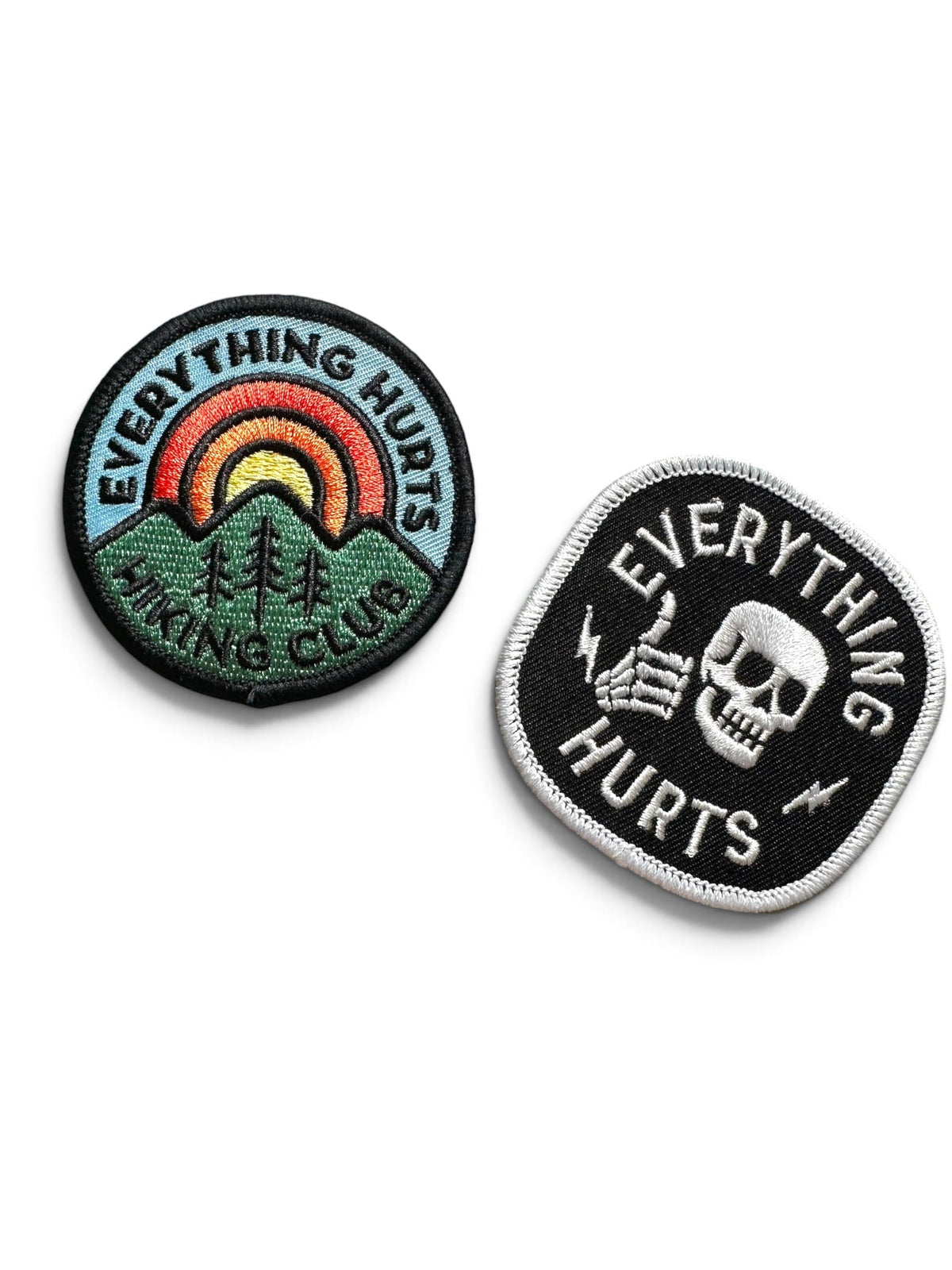 “Everything Hurts Hiking Club” Iron On Patch - Wander Together Outfitters