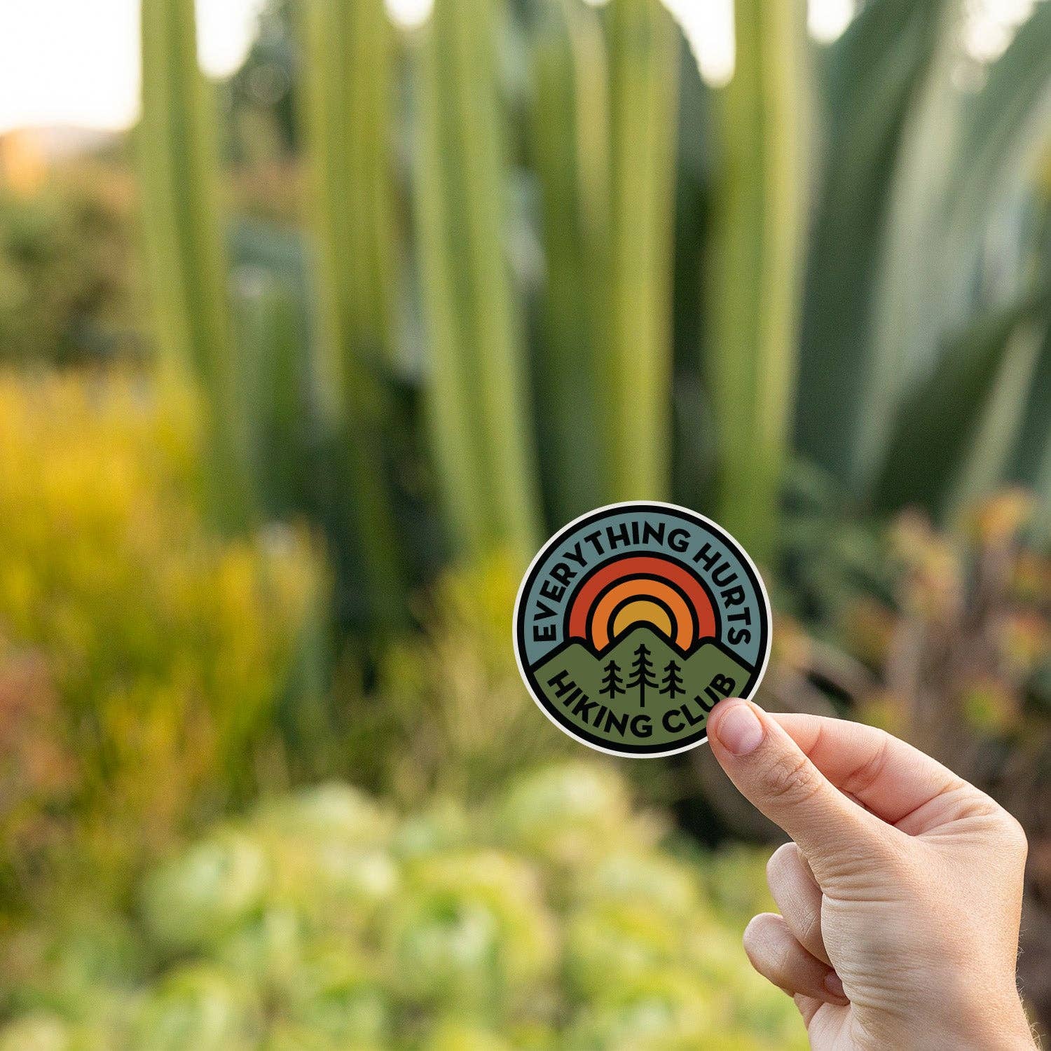 "Everything Hurts" Hiking Club Sticker - Wander Together Outfitters
