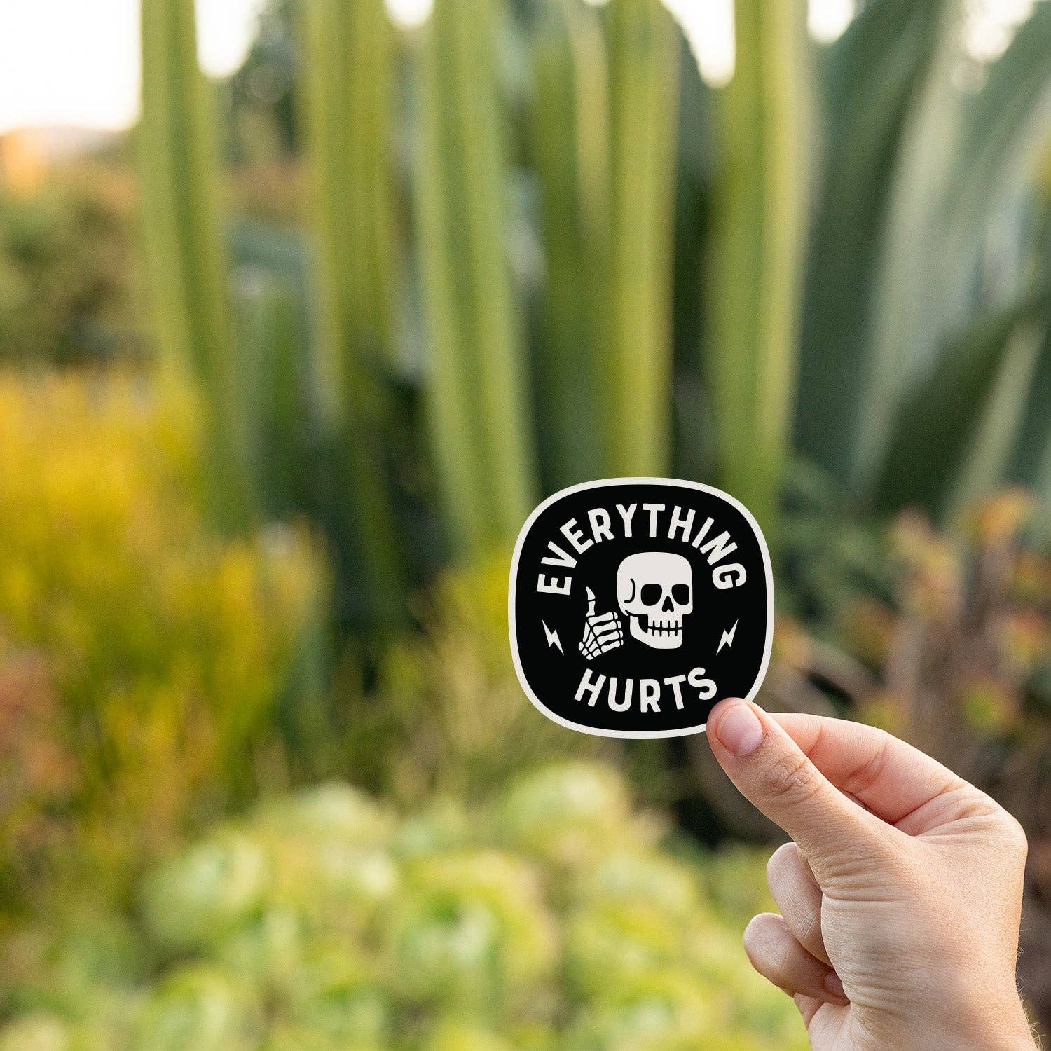 "Everything Hurts" Vinyl Sticker - Wander Together Outfitters