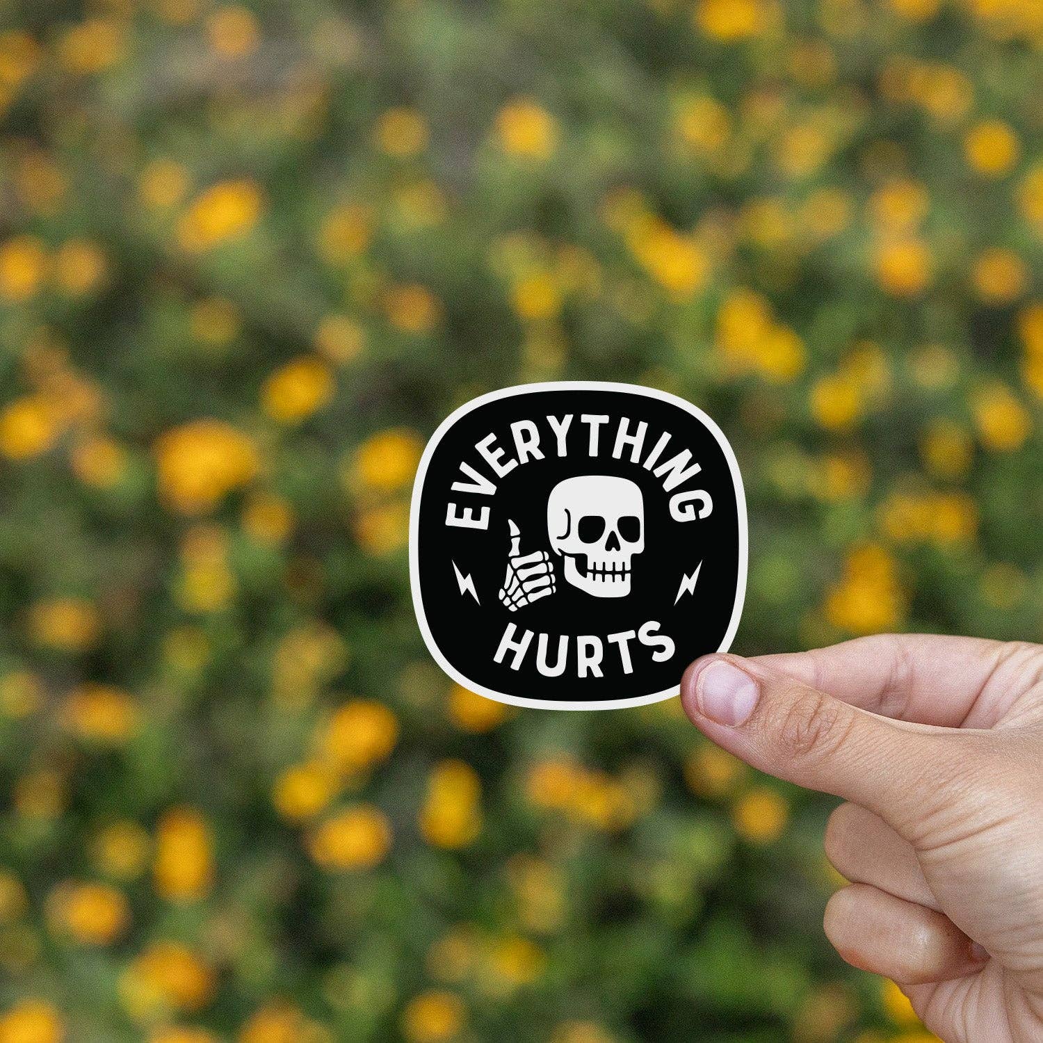 "Everything Hurts" Vinyl Sticker - Wander Together Outfitters