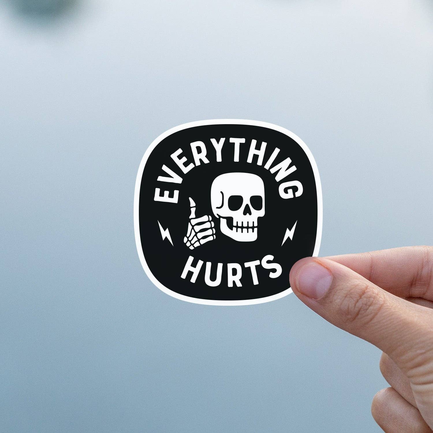 "Everything Hurts" Vinyl Sticker - Wander Together Outfitters