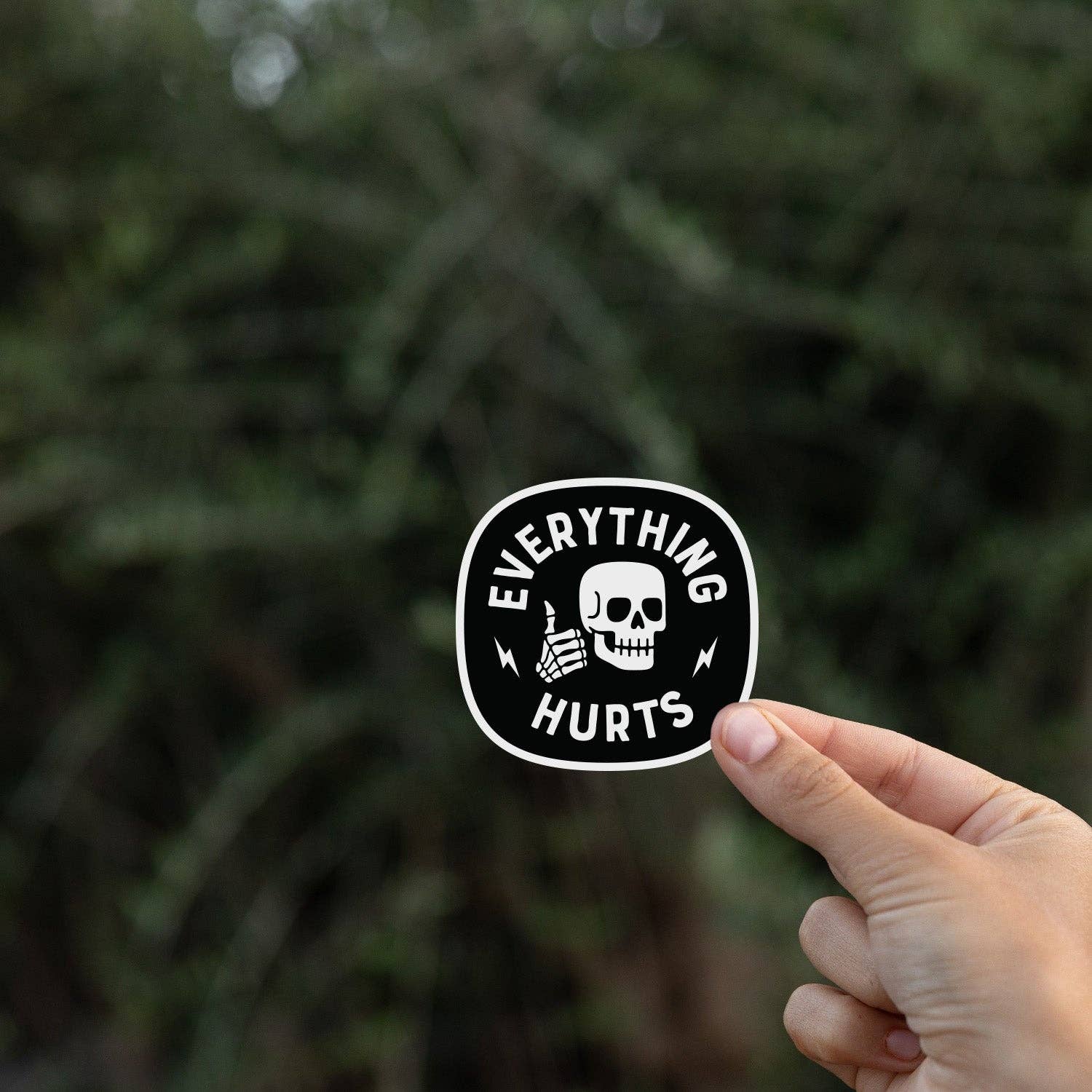 "Everything Hurts" Vinyl Sticker - Wander Together Outfitters