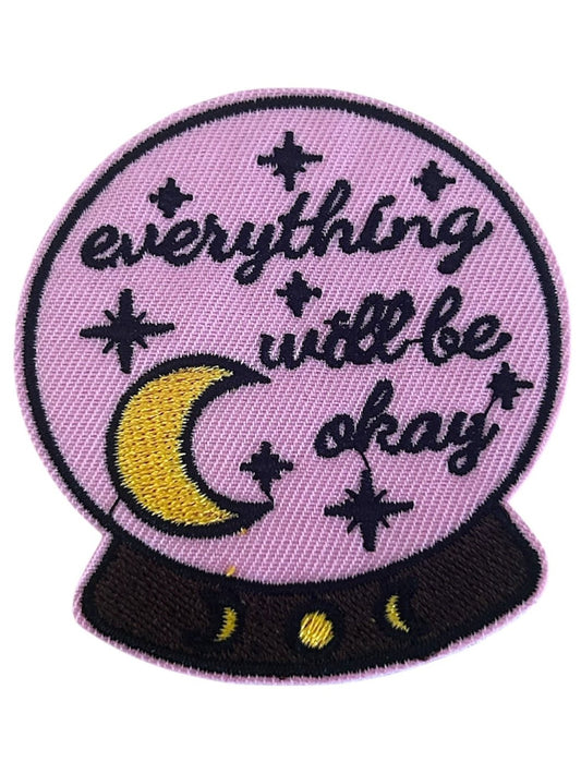 Everything Will Be Okay Crystal Ball Patch - Wander Together Outfitters