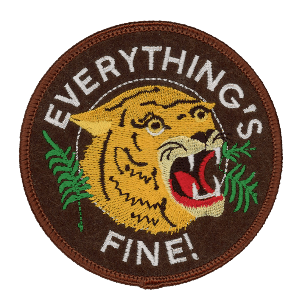 "Everything's Fine!" Sew or Iron On Patch - Wander Together Outfitters