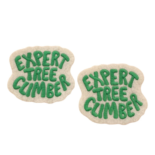 “Expert Tree Climber” Iron On Patch - Wander Together Outfitters