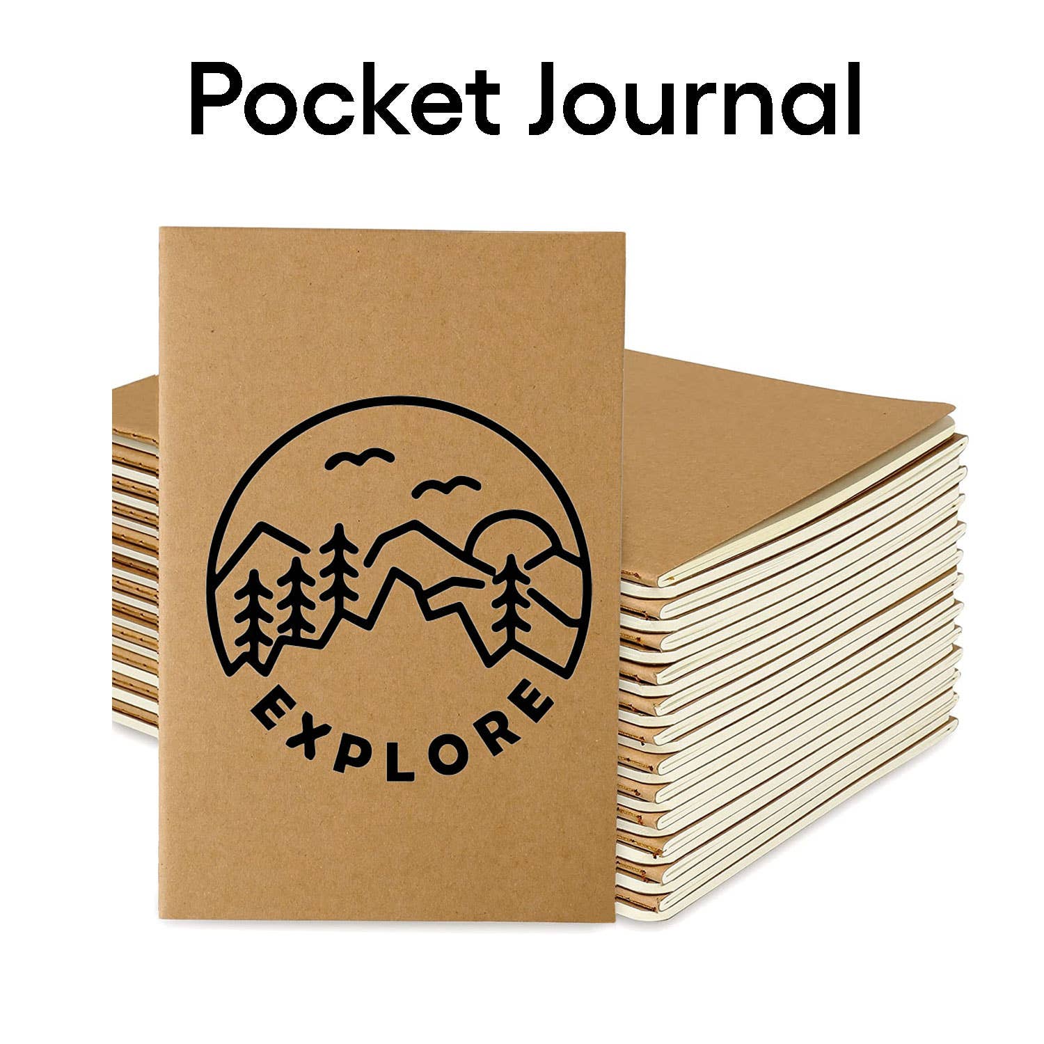 "Explore" Mountains 48 - Page Pocket Journal - Wander Together Outfitters