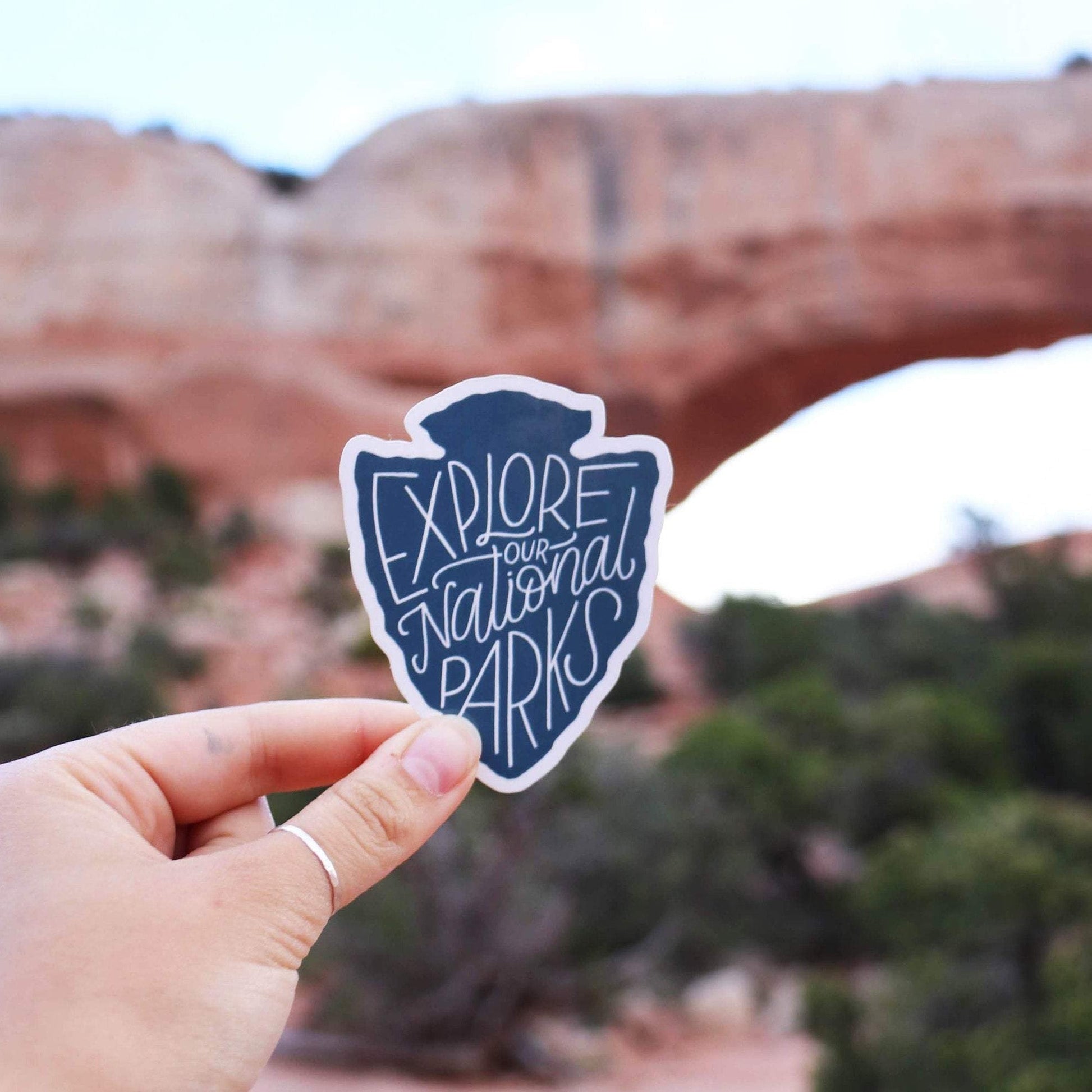 "Explore Our National Parks" Vinyl Sticker - Wander Together Outfitters