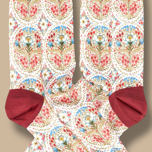 Farmhouse Floral Socks - Wander Together Outfitters
