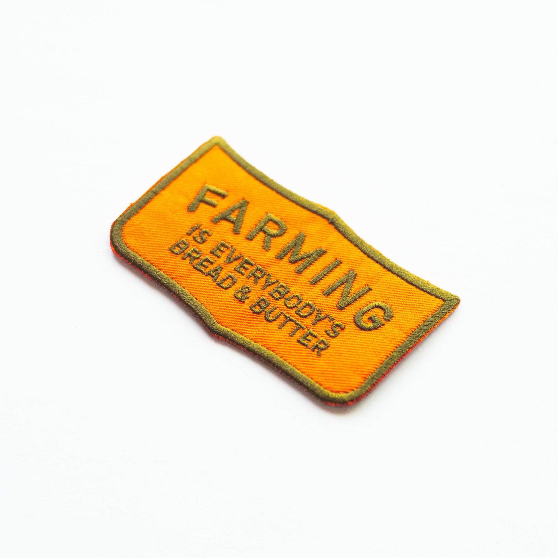 "Farming is Everybody's Bread & Butter" Iron on Patch - Wander Together Outfitters