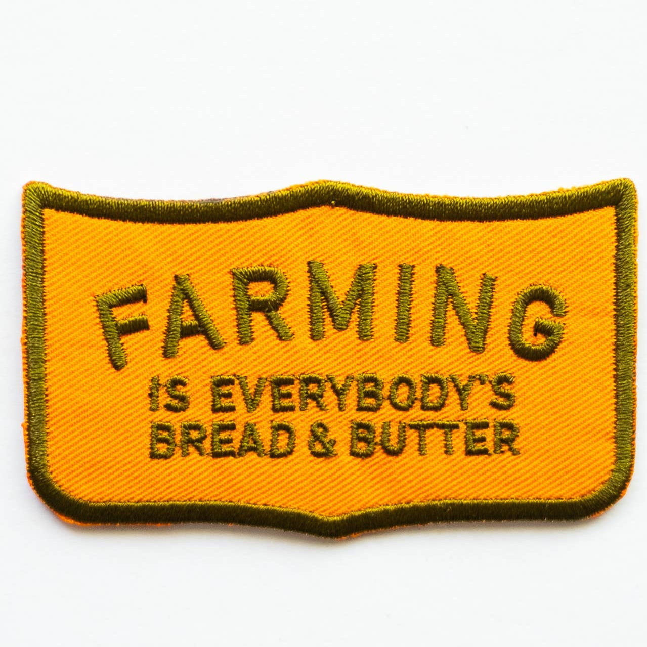 "Farming is Everybody's Bread & Butter" Iron on Patch - Wander Together Outfitters