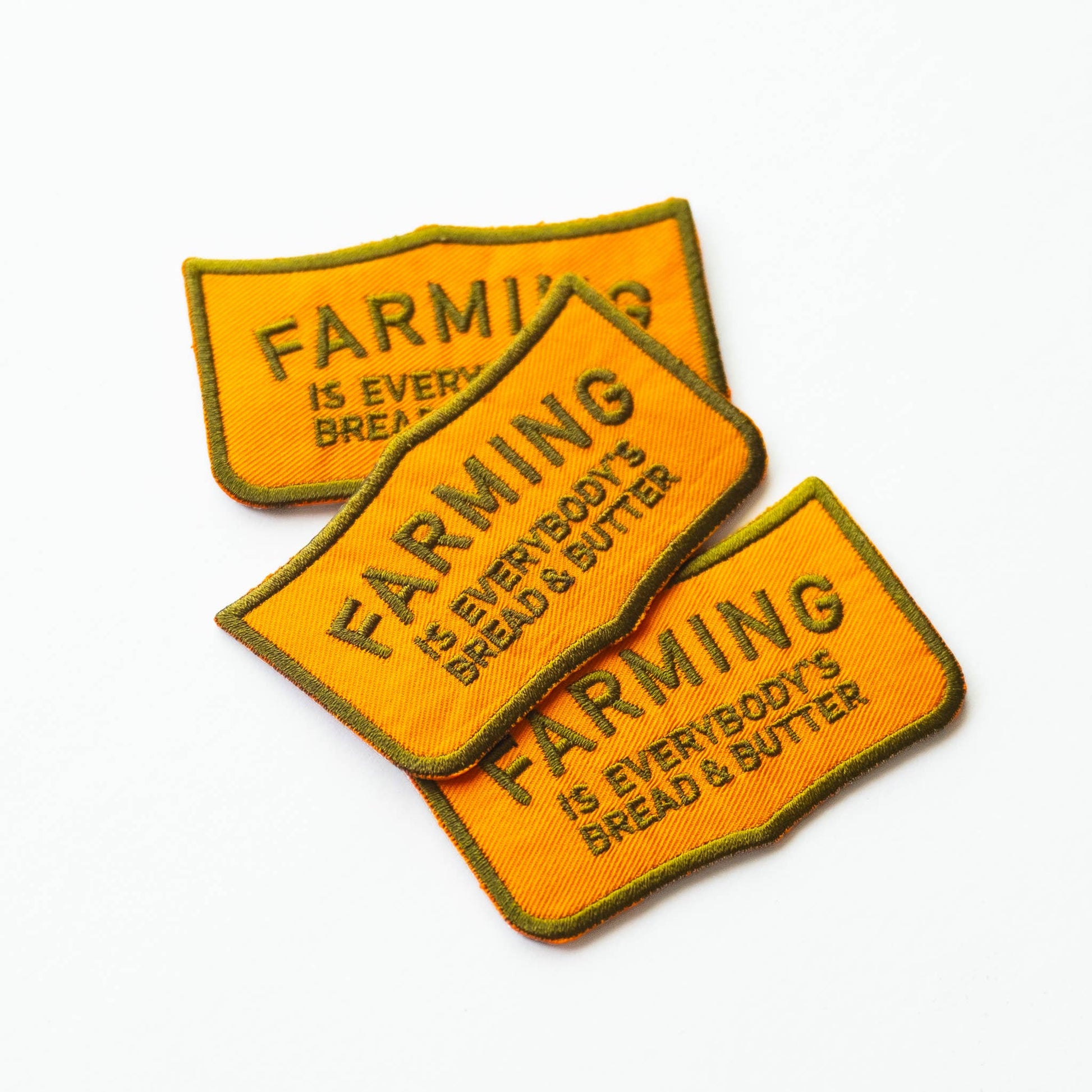 "Farming is Everybody's Bread & Butter" Iron on Patch - Wander Together Outfitters