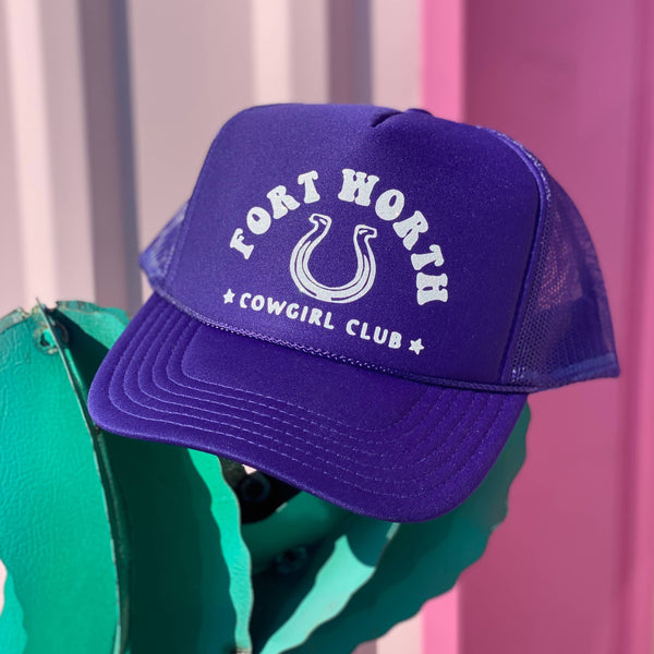 "Fort Worth Cowgirl Club" Trucker Hat