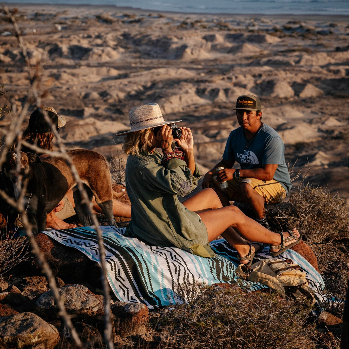 Festival Blanket: Baja Aqua - Wander Together Outfitters