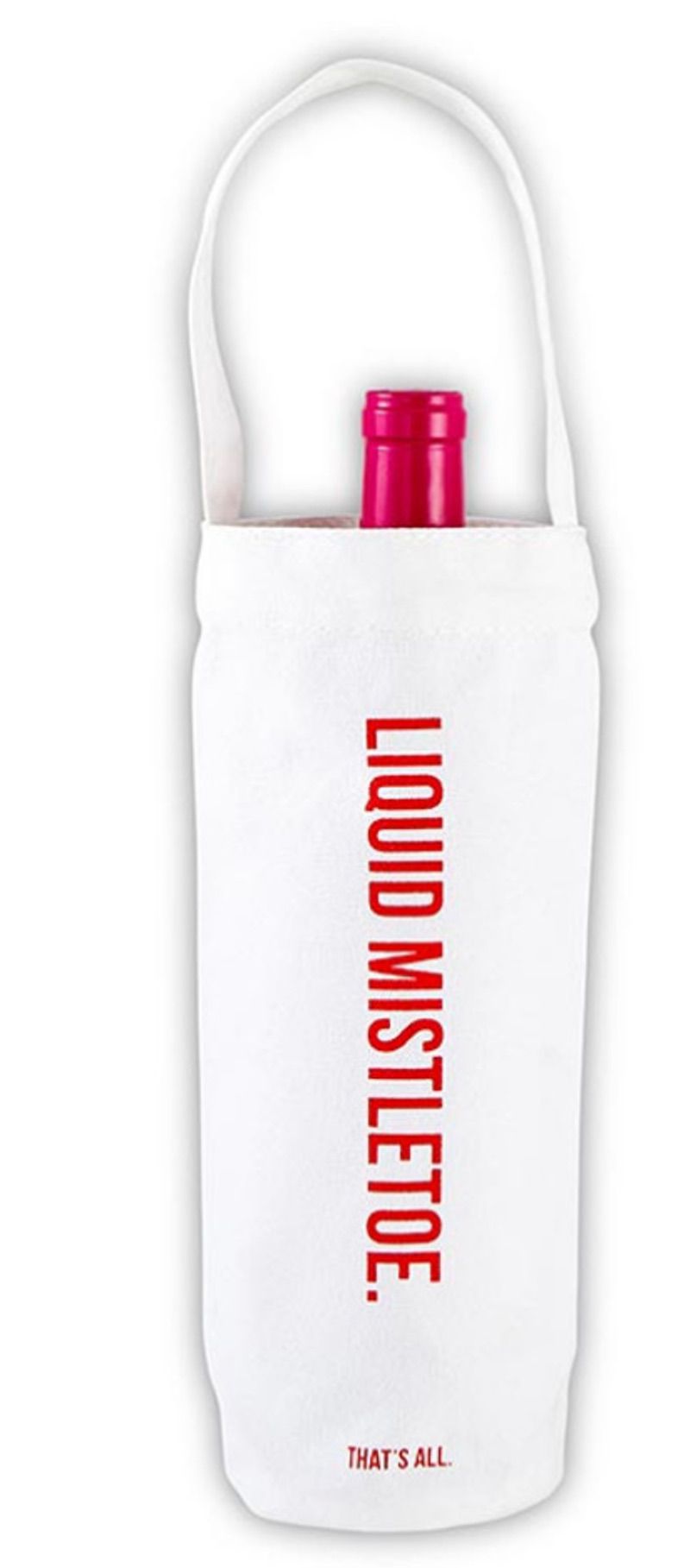 Festive Holiday Wine Bags "Instant Caroling" "liquid Mistletoe"North Pole Reserve" - Wander Together Outfitters