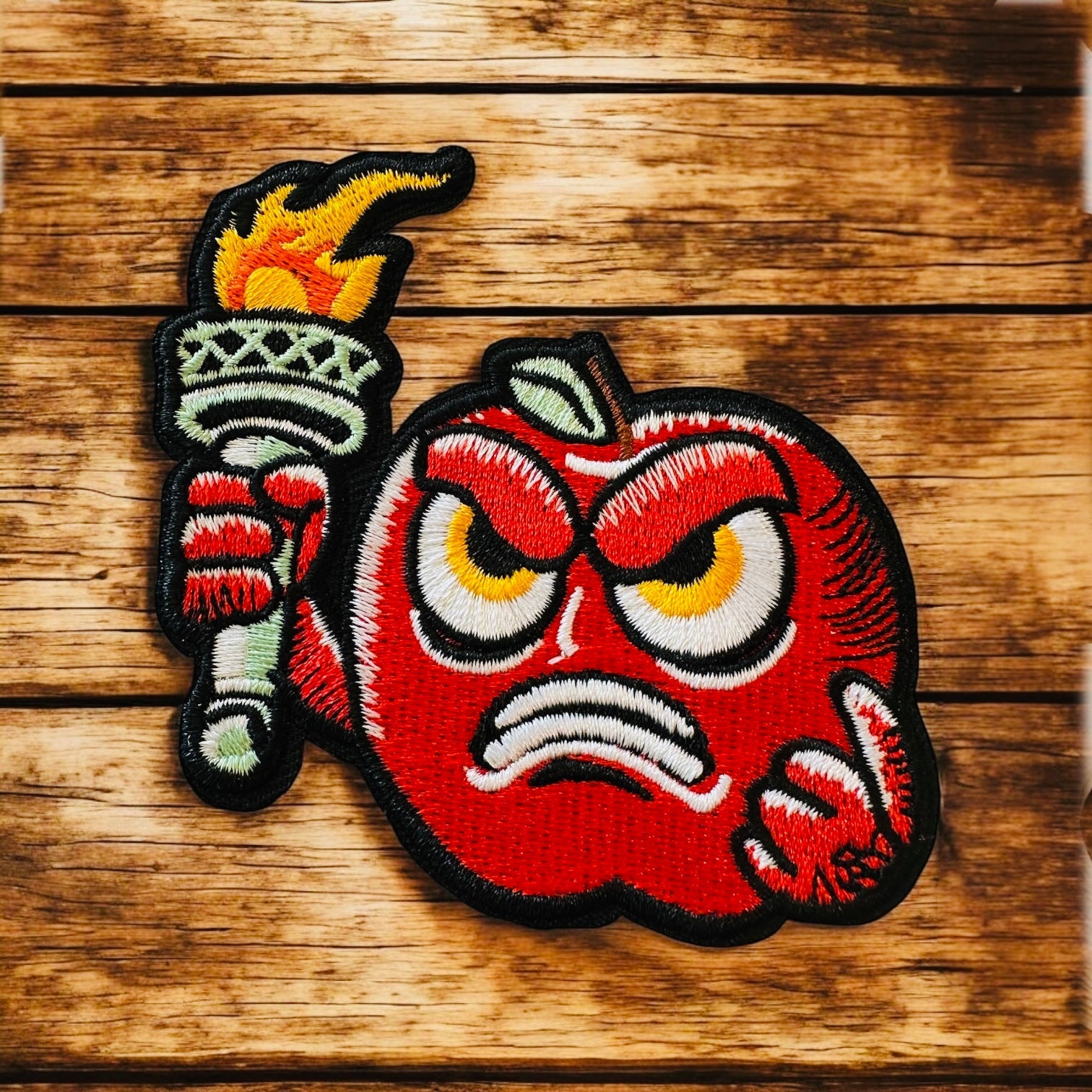 Fierce “Big Apple” of New York City Iron On Patch - Wander Together Outfitters