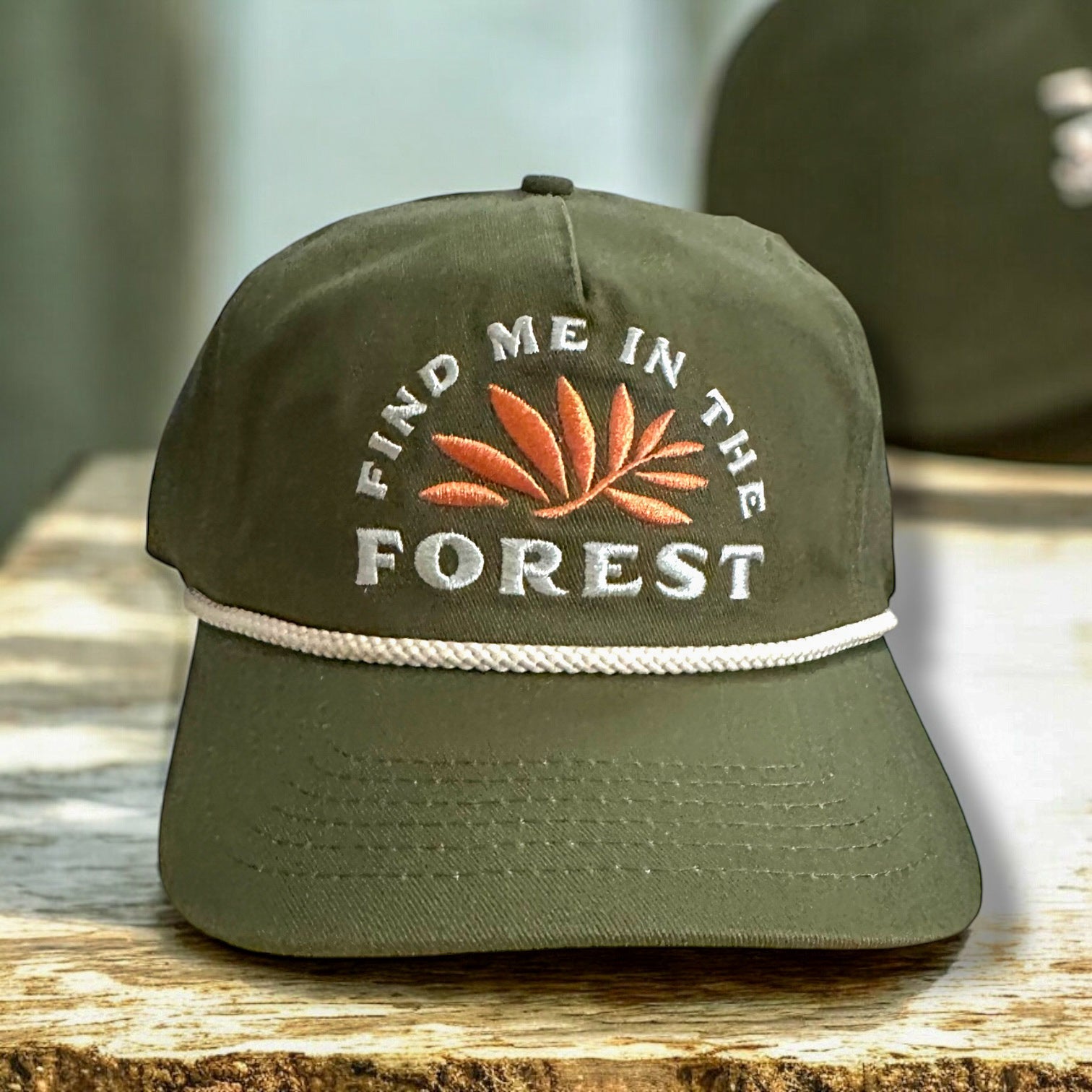 "Find Me in the Forest" Unisex 5 Panel Hat - Wander Together Outfitters
