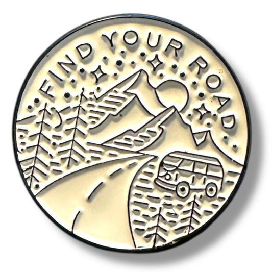 "Find Your Road" Pin - Wander Together Outfitters