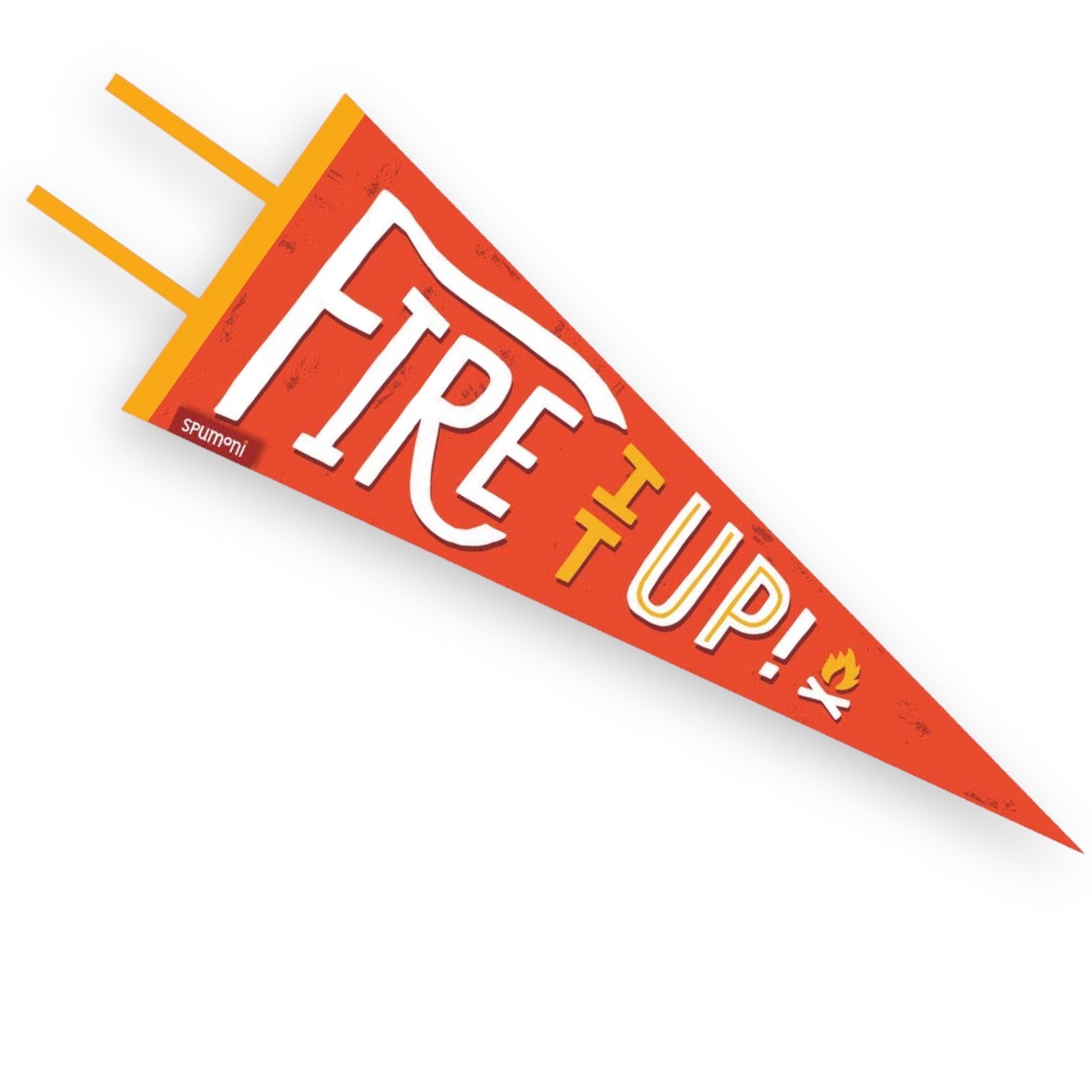 “Fire it Up” Large Vintage Pennant (SALE) - Wander Together Outfitters
