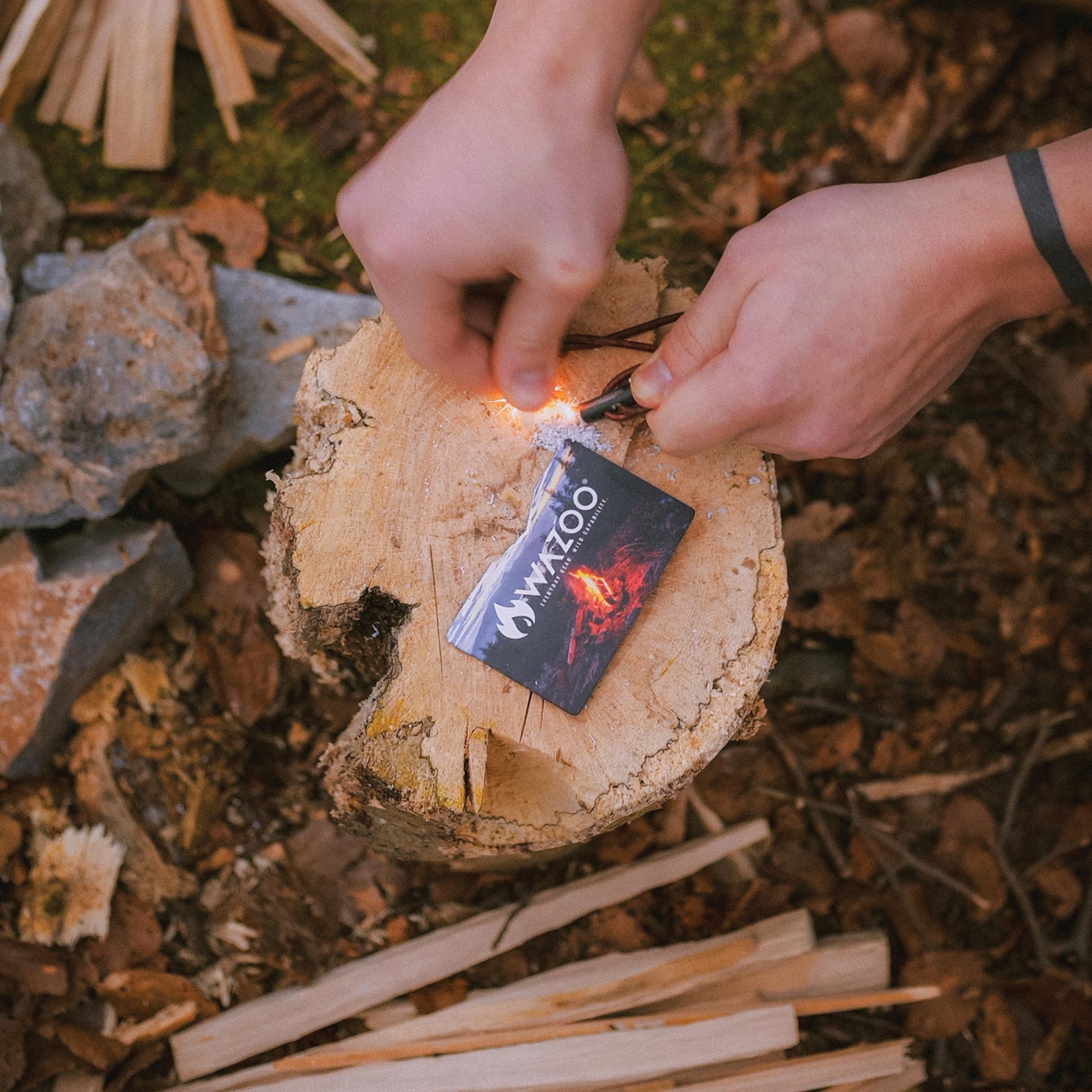 FireCard™ Fire Starter Emergency Gear - Wander Together Outfitters