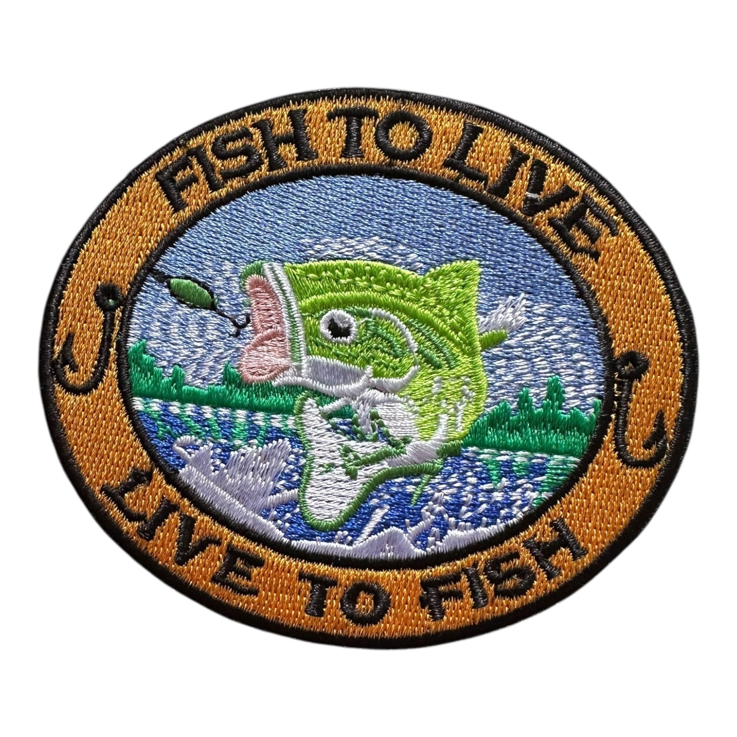 Fishing Themed Iron On Patches (Various Themes and Fish) - Wander Together Outfitters