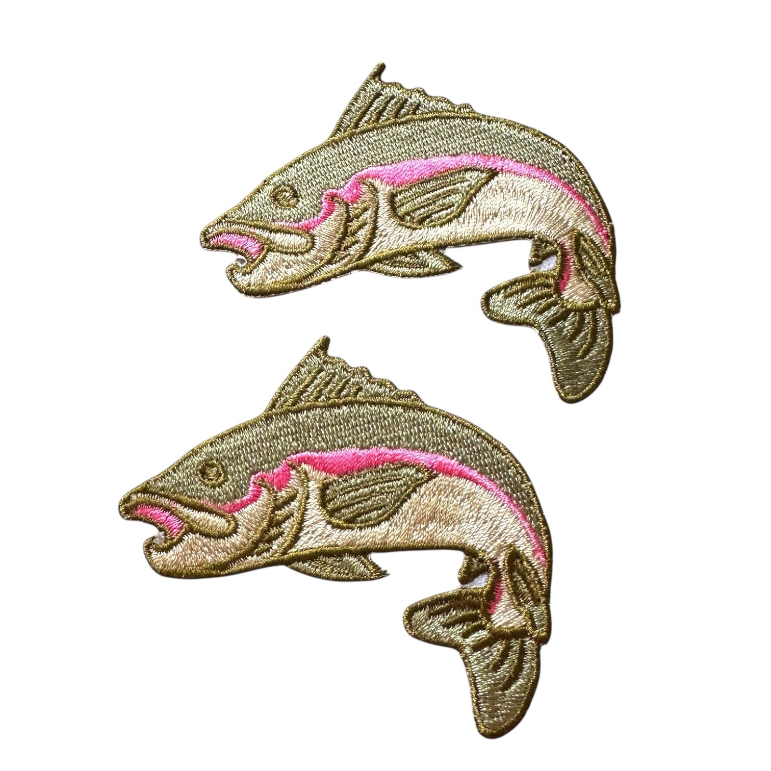 Fishing Themed Iron On Patches (Various Themes and Fish) - Wander Together Outfitters
