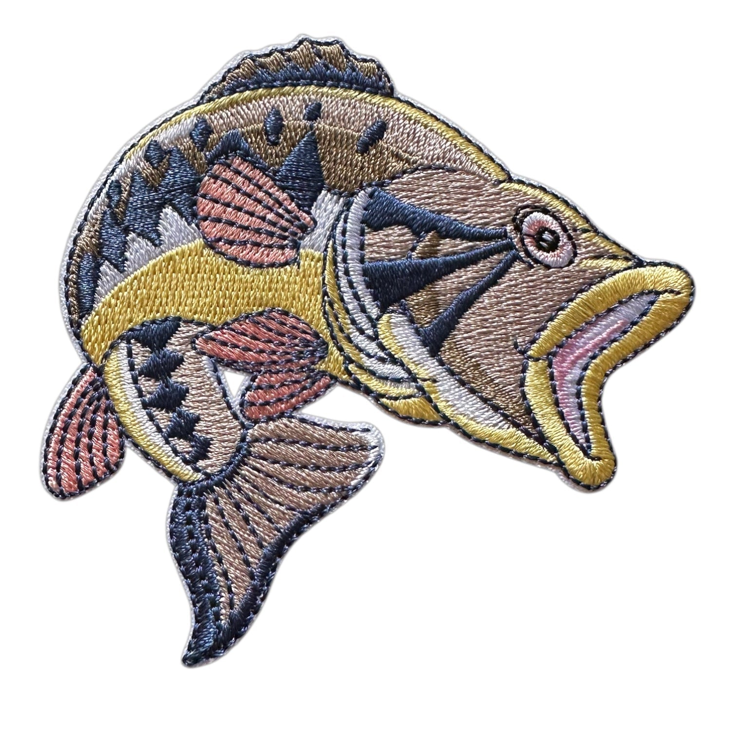 Fishing Themed Iron On Patches (Various Themes and Fish) - Wander Together Outfitters