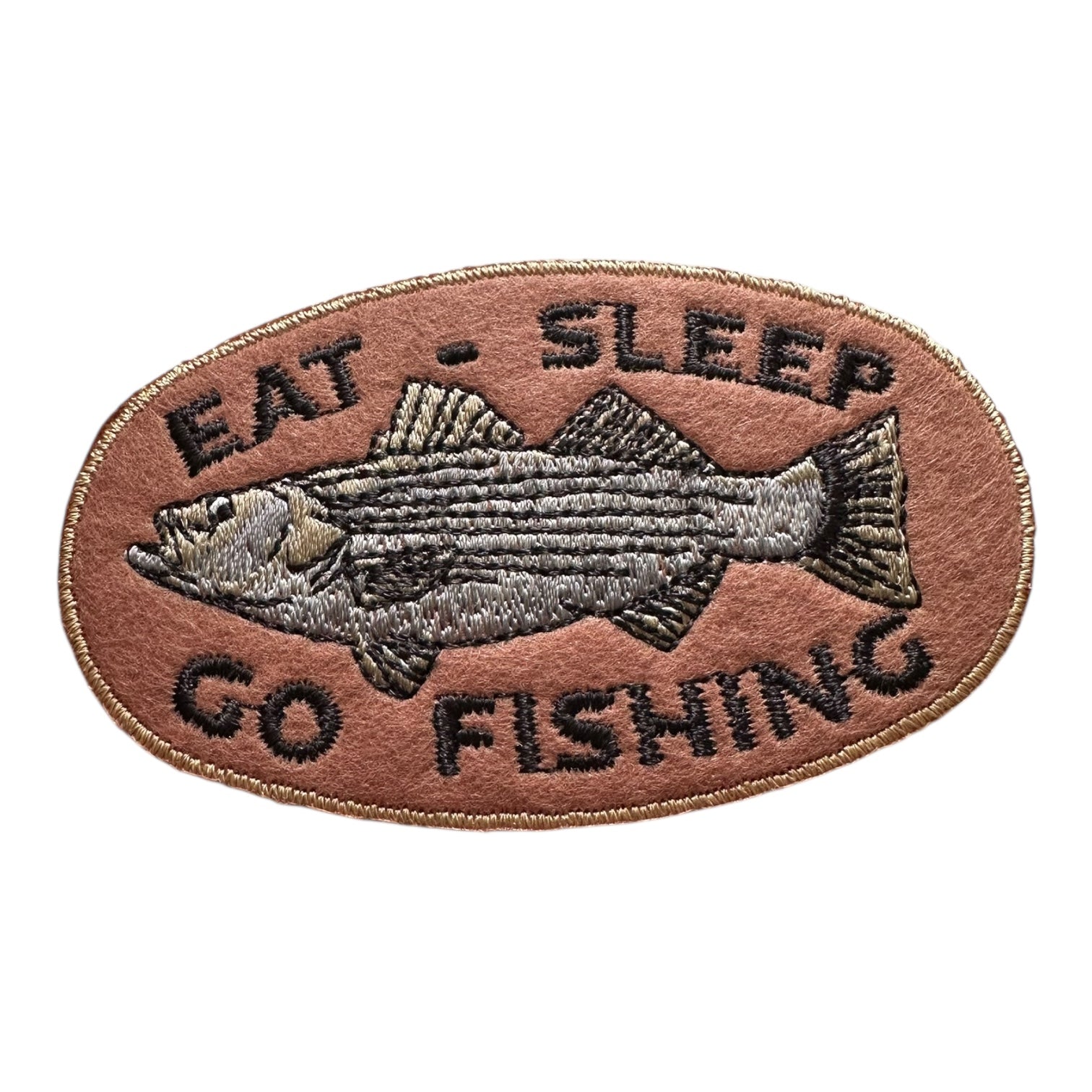 Fishing Themed Iron On Patches (Various Themes and Fish) - Wander Together Outfitters