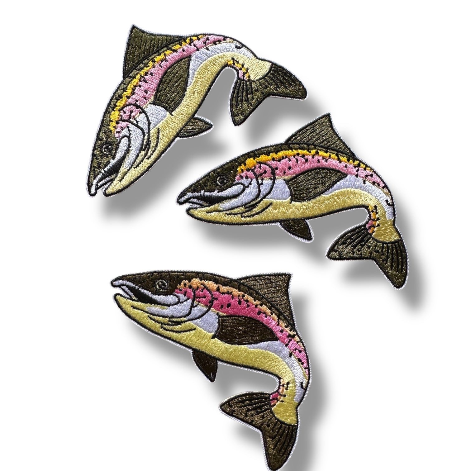 Fishing Themed Iron On Patches (Various Themes and Fish) - Wander Together Outfitters