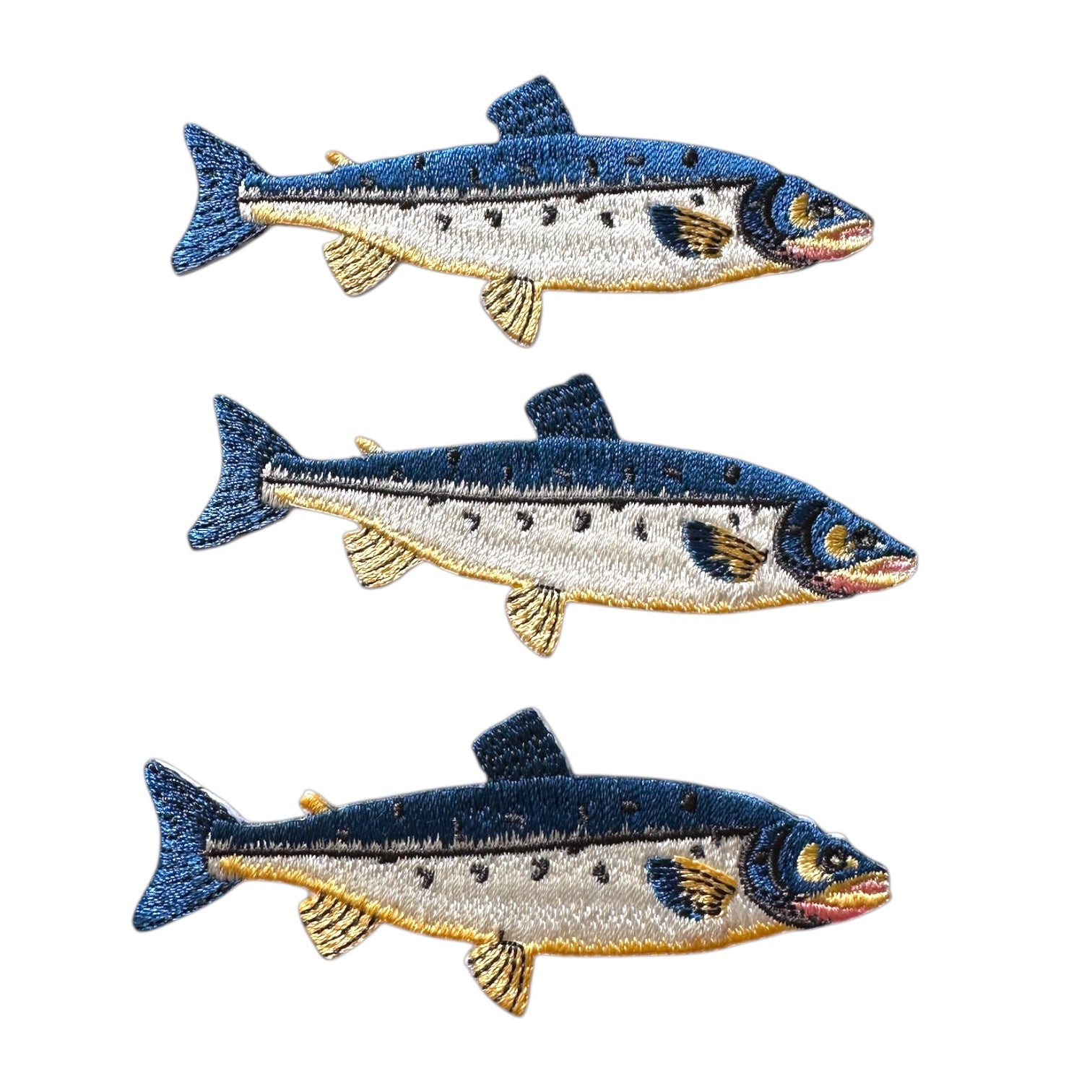 Fishing Themed Iron On Patches (Various Themes and Fish) - Wander Together Outfitters