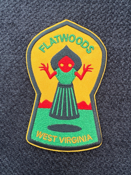“Flatwoods West Virginia” Cryptid Iron On Patch - Wander Together Outfitters