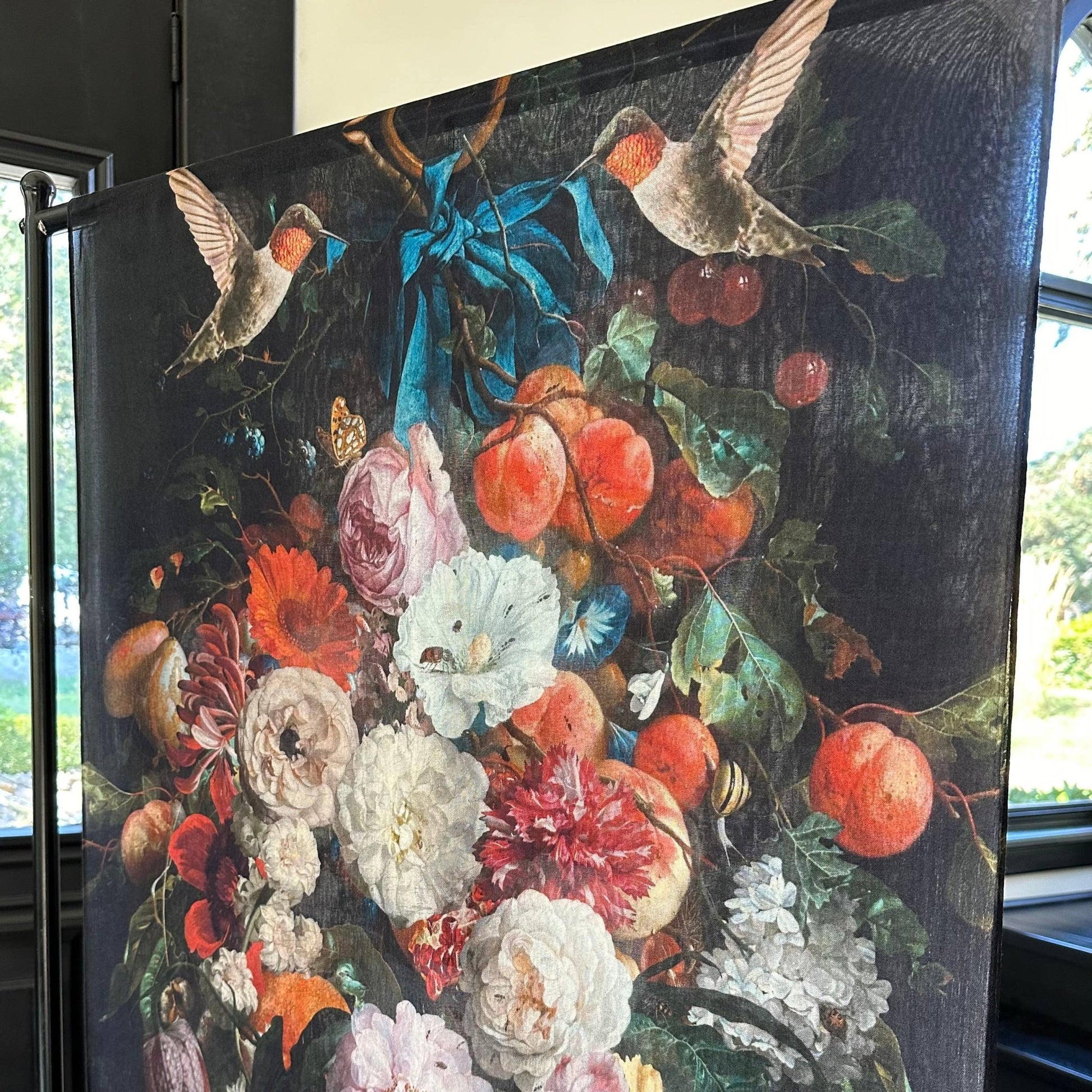 Flight of Fancy Floral Hummingbird Scarf - Wander Together Outfitters