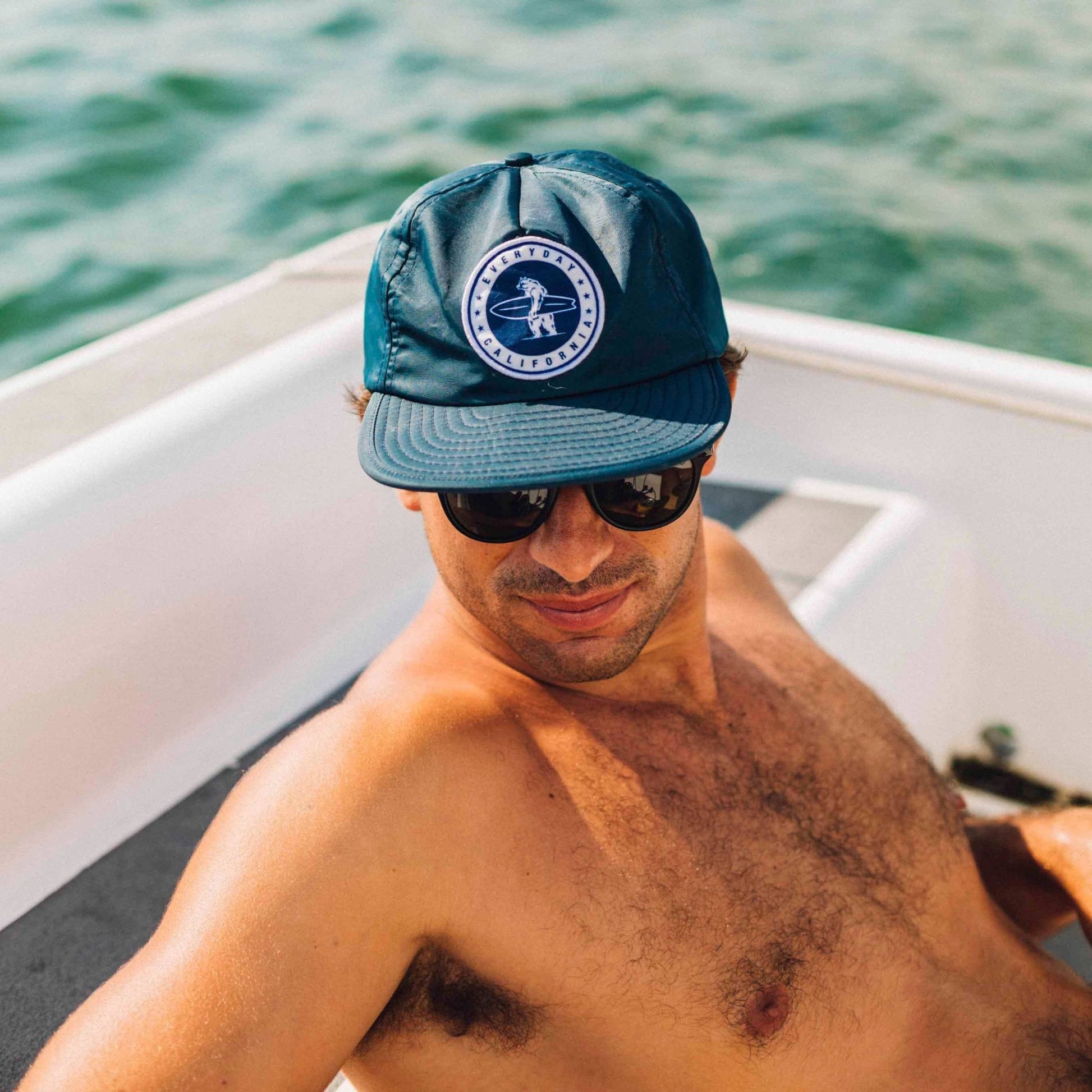 Floating Waterproof Snapback California Surfing Bear Hat - Wander Together Outfitters