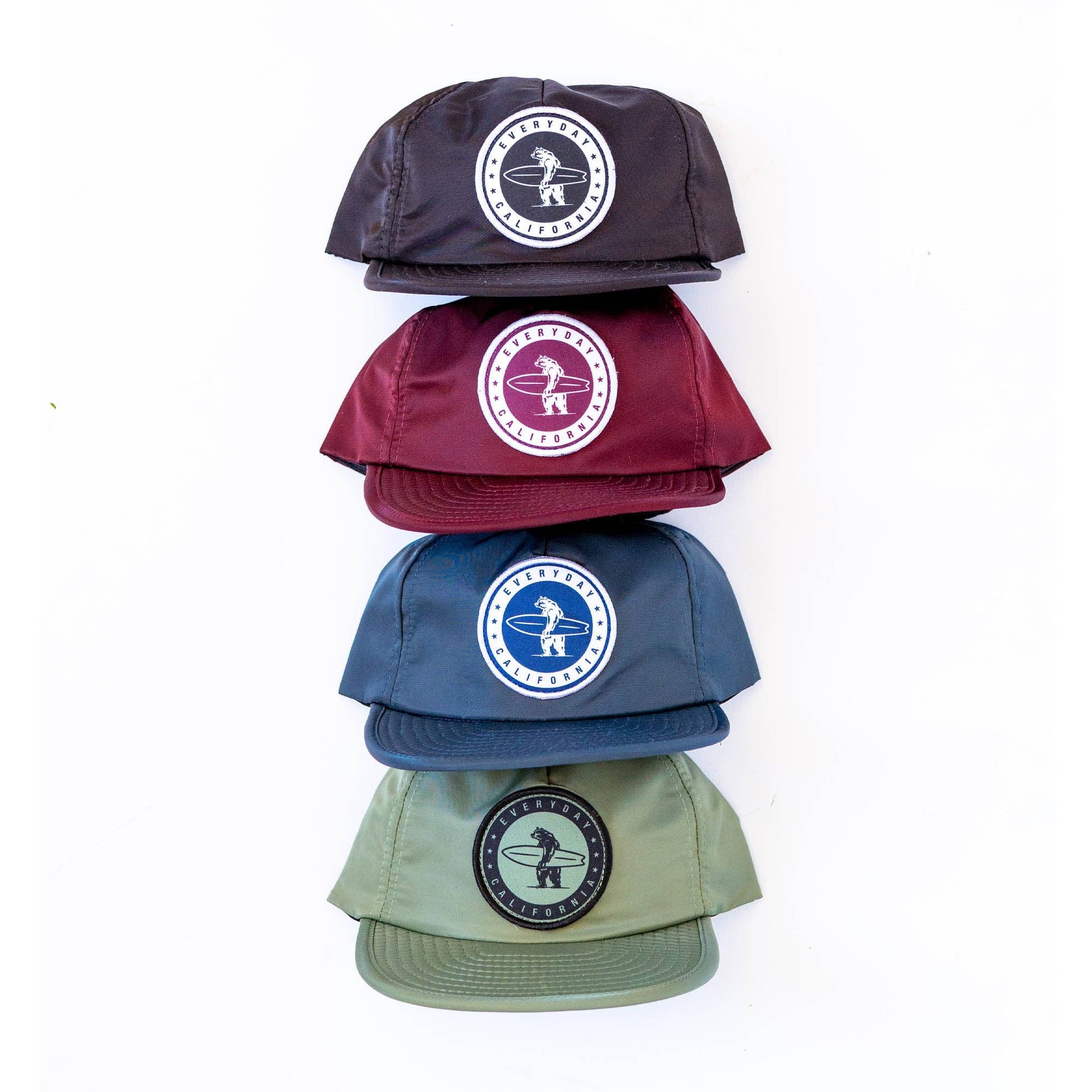 Floating Waterproof Snapback California Surfing Bear Hat - Wander Together Outfitters