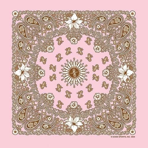 Floral Paisley Bandana 27" x 27" or 22” x 22” (Various Colors and Patterns) - Wander Together Outfitters