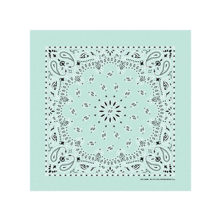 Floral Paisley Bandana 27" x 27" or 22” x 22” (Various Colors and Patterns) - Wander Together Outfitters
