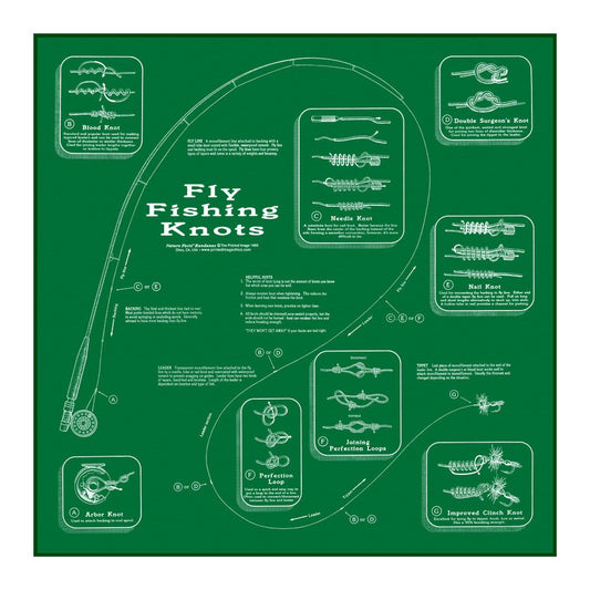 Fly Fishing Knots Oversized Bandana - Wander Together Outfitters