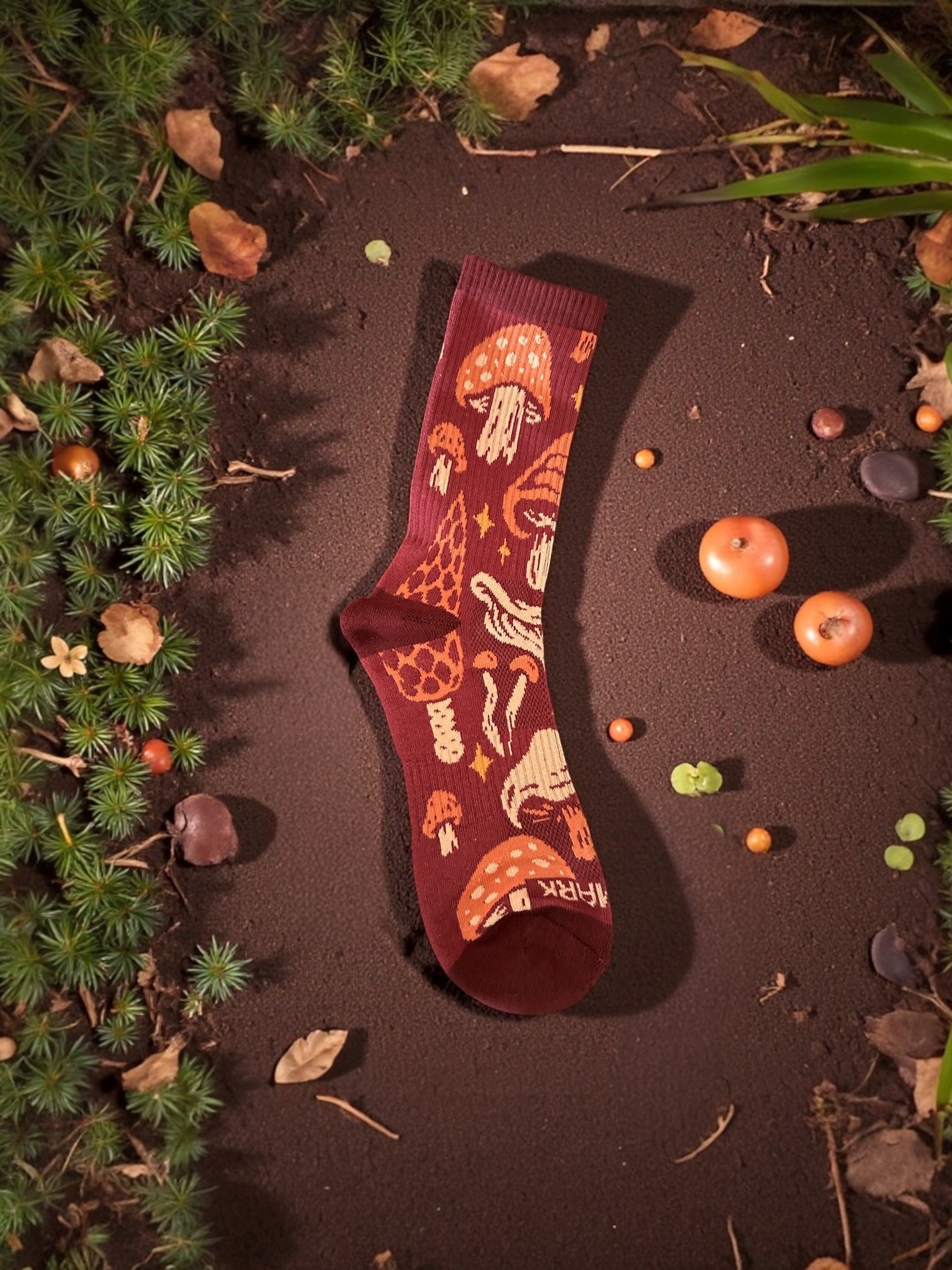 Forager Mushroom Themed Unisex Socks - Wander Together Outfitters