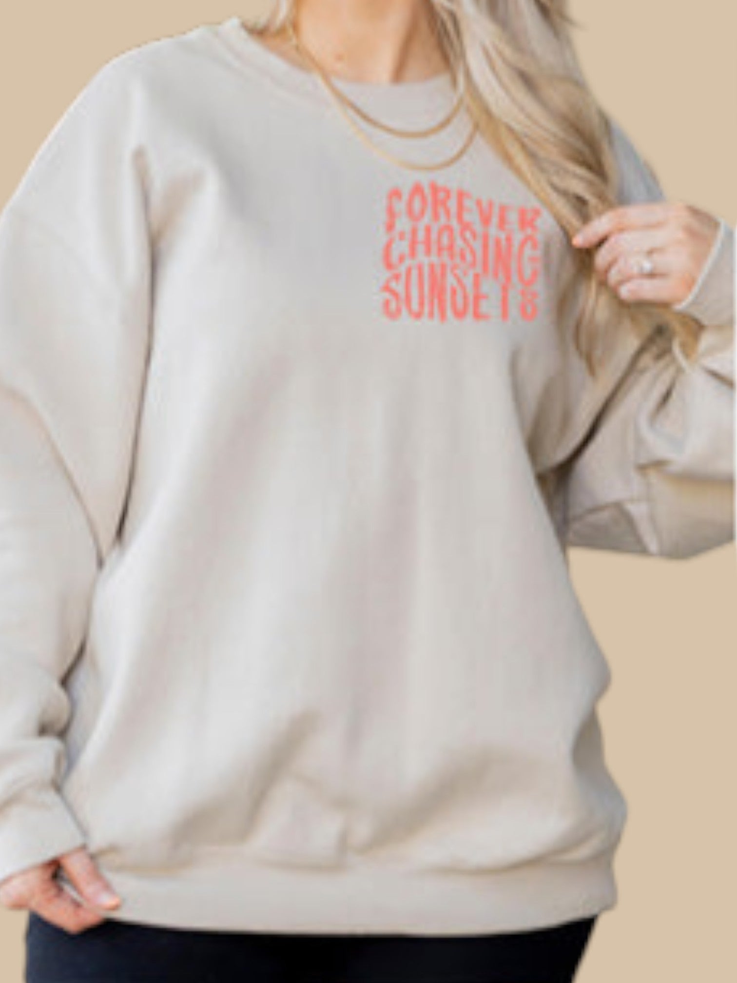 "Forever Chasing Sunsets" Sweatshirt (Various Colors) - Wander Together Outfitters