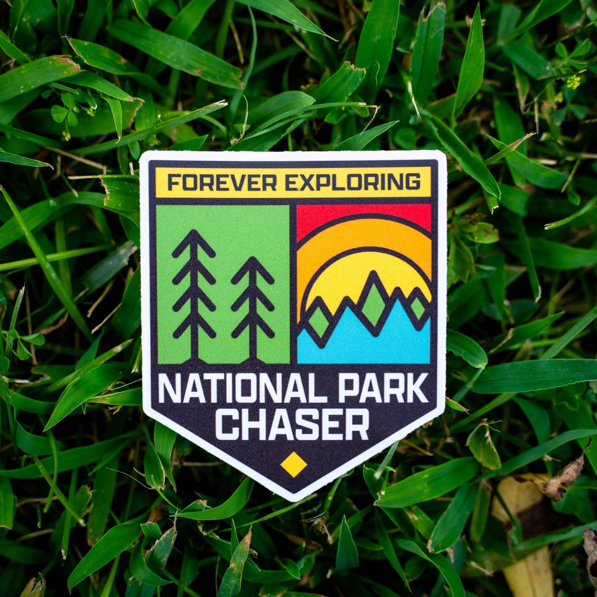 Forever Exploring - National Park Chaser Sticker - Wander Together Outfitters