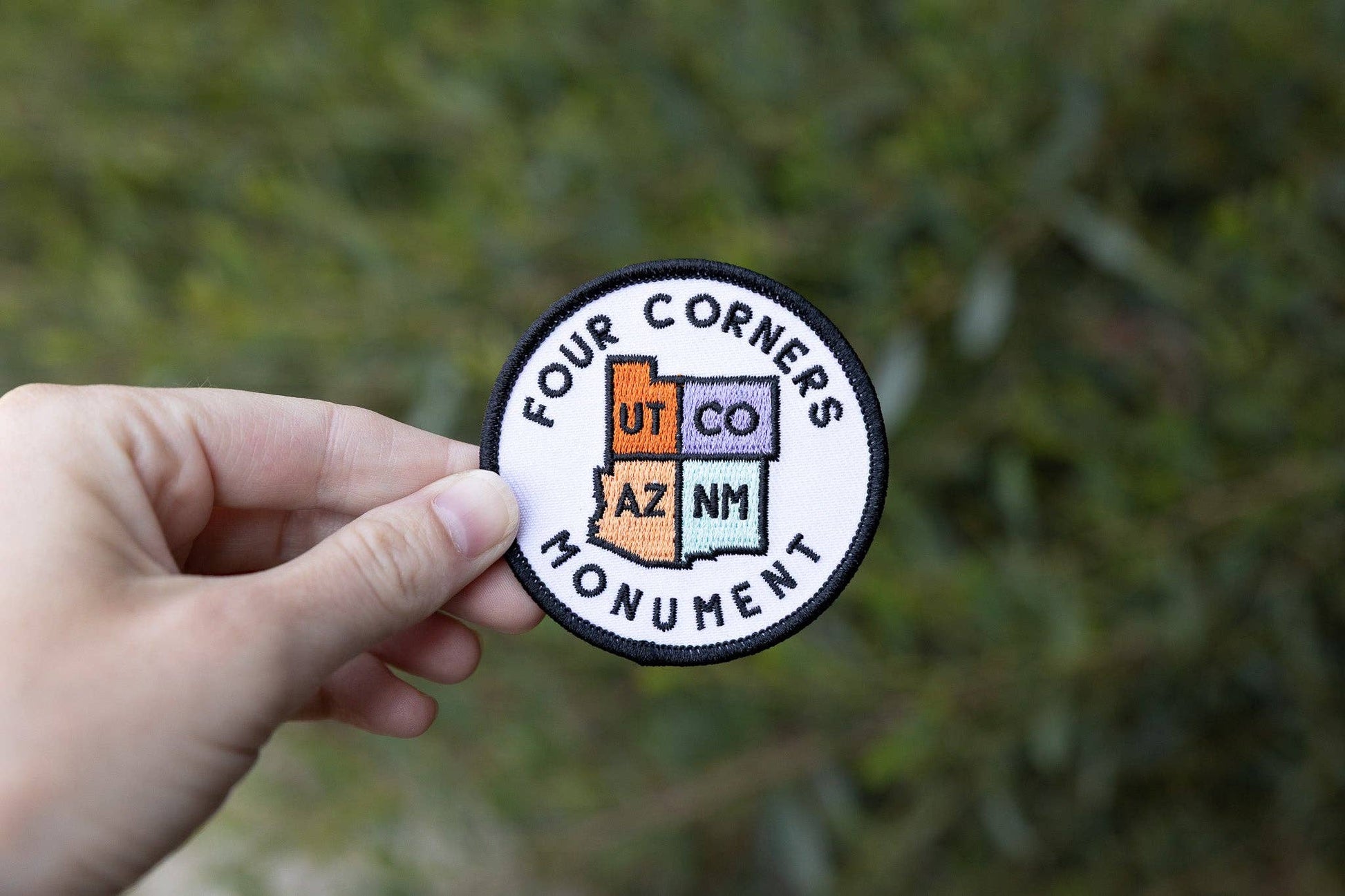 Four Corners Monument Iron On Patch - Wander Together Outfitters