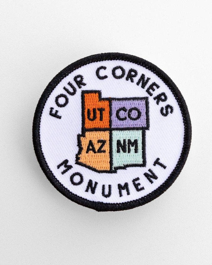 Four Corners Monument Iron On Patch - Wander Together Outfitters