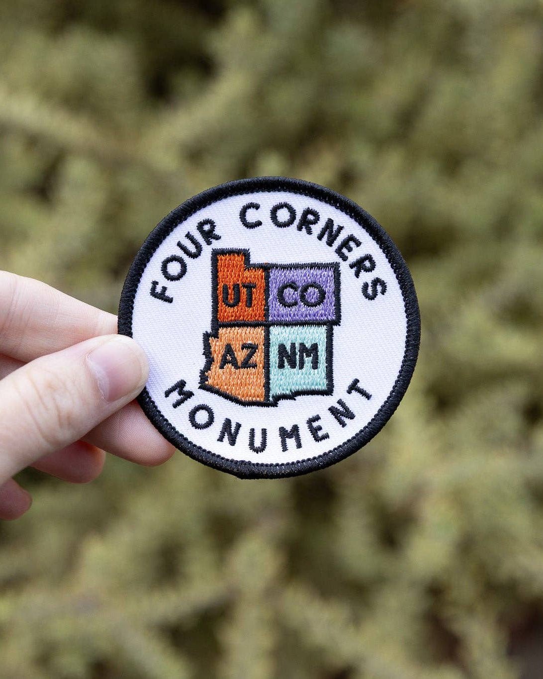 Four Corners Monument Iron On Patch - Wander Together Outfitters